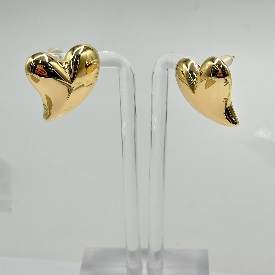 Готовые серьги размер 22,6*22мм цвет золото