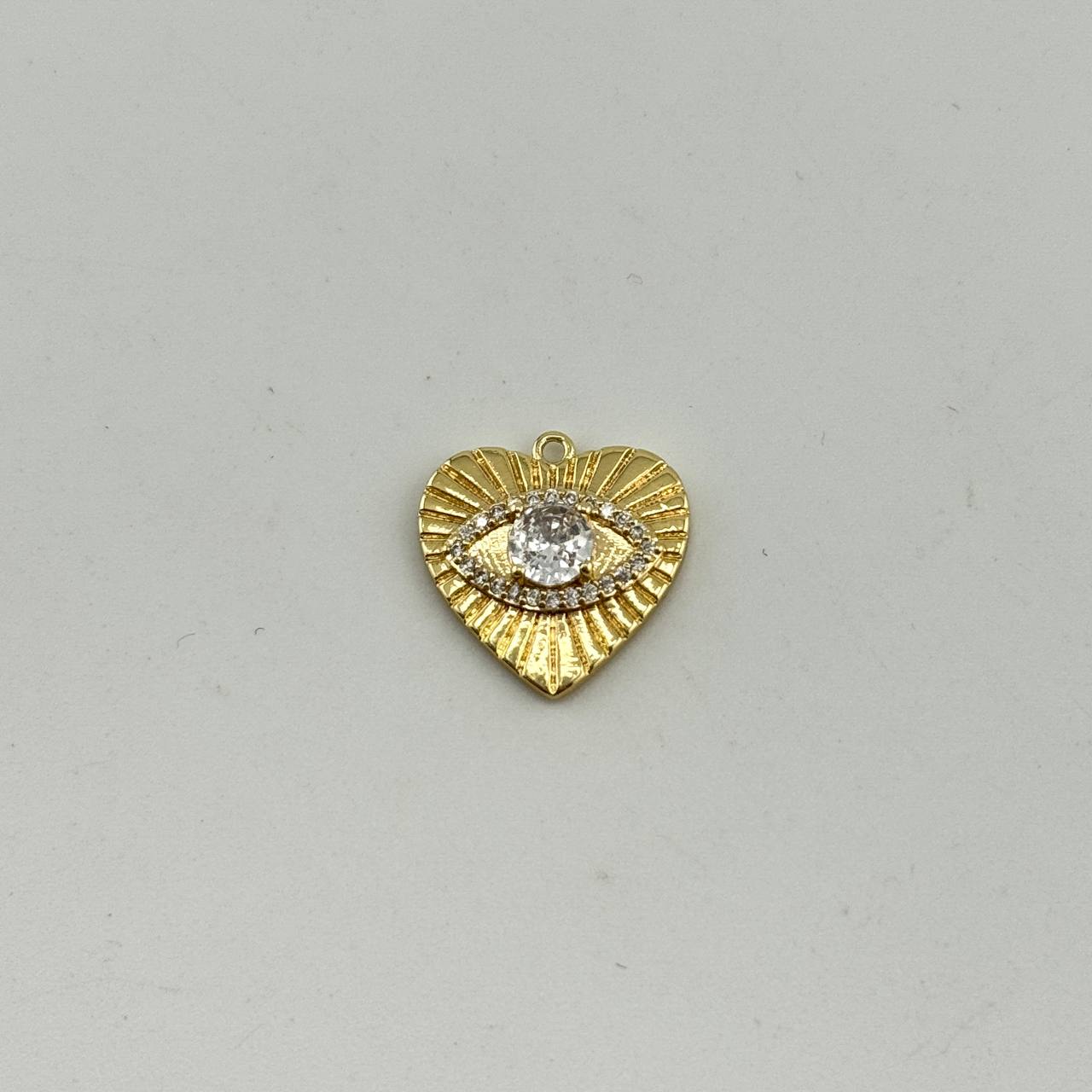 Подвеска Сердце размер 16*16,9мм цвет золото