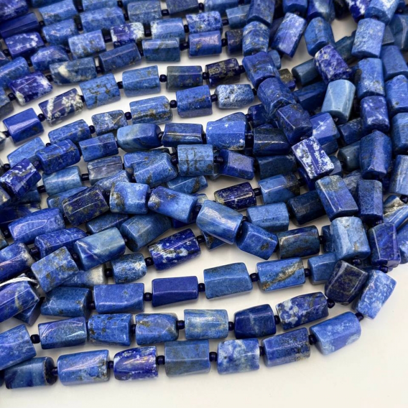 Бусины Лазурит размер 10*14мм натуральные бусины