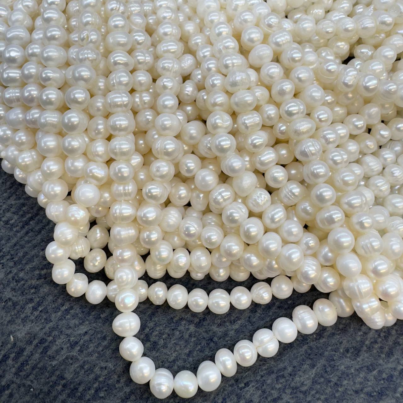 Жемчуг АА культивированный размер 6-6,5мм