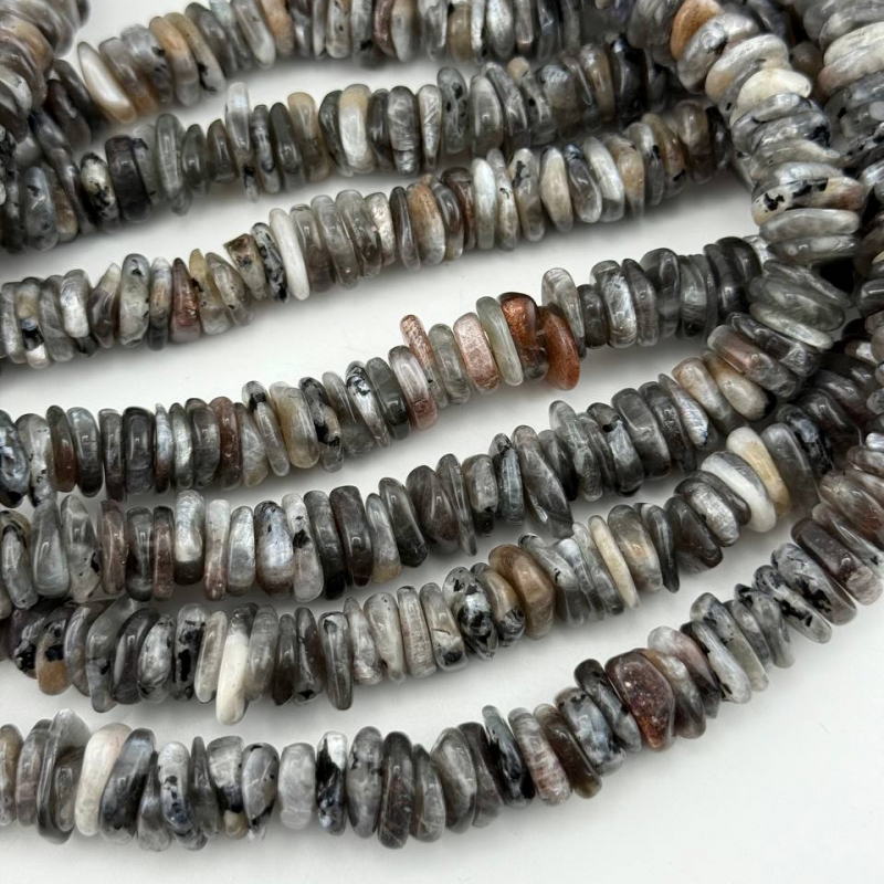 Бусины Солнечный камень средний размер 5*11мм натуральный камень